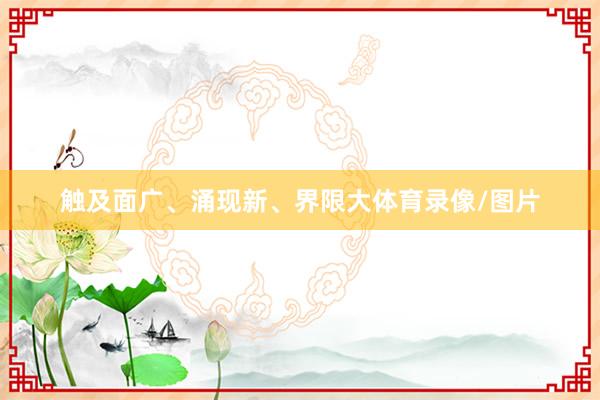 触及面广、涌现新、界限大体育录像/图片