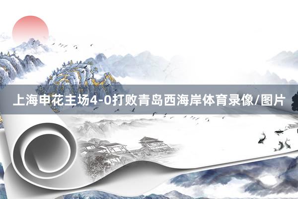 上海申花主场4-0打败青岛西海岸体育录像/图片