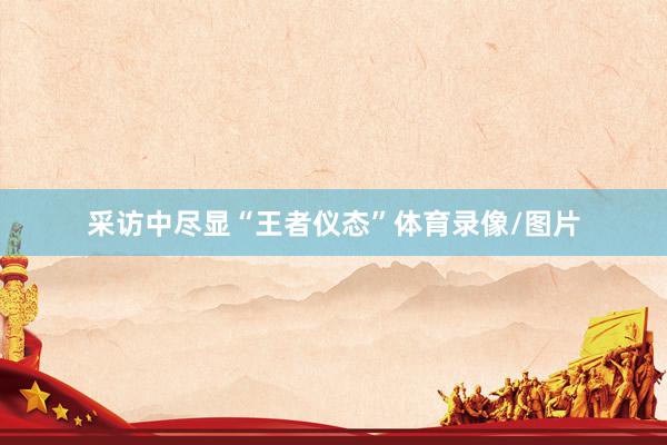 采访中尽显“王者仪态”体育录像/图片