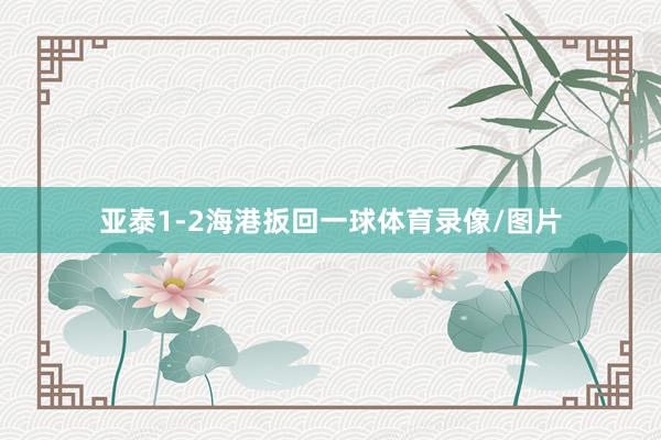 亚泰1-2海港扳回一球体育录像/图片