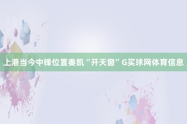 上港当今中锋位置奏凯“开天窗”G买球网体育信息