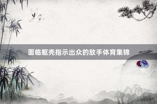 面临躯壳指示出众的敌手体育集锦