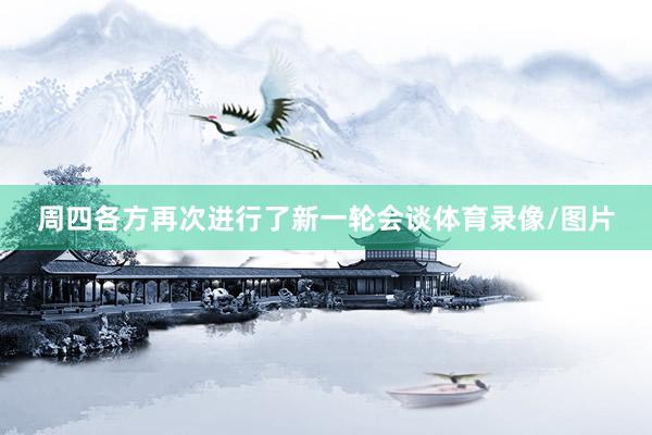 周四各方再次进行了新一轮会谈体育录像/图片