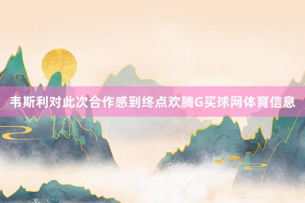 韦斯利对此次合作感到终点欢腾G买球网体育信息