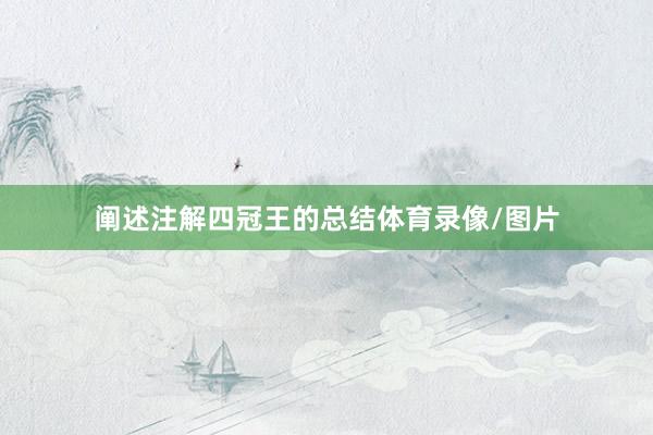 阐述注解四冠王的总结体育录像/图片