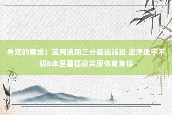 看戏的嗅觉！篮网逾期三分超远滥投 波津摊手不明&库里霍福德笑尿体育集锦