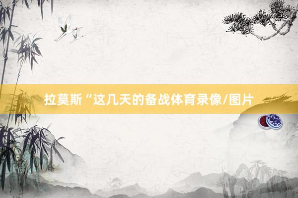 拉莫斯“这几天的备战体育录像/图片