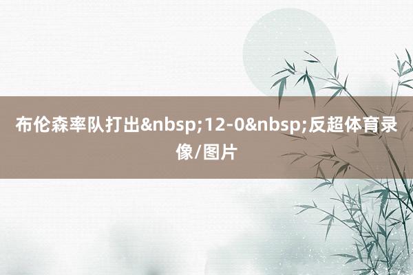 布伦森率队打出&nbsp;12-0&nbsp;反超体育录像/图片