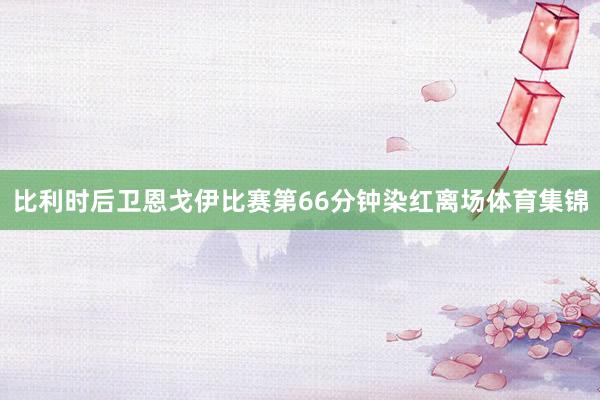 比利时后卫恩戈伊比赛第66分钟染红离场体育集锦